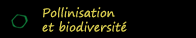Pollinisation et biodiversité